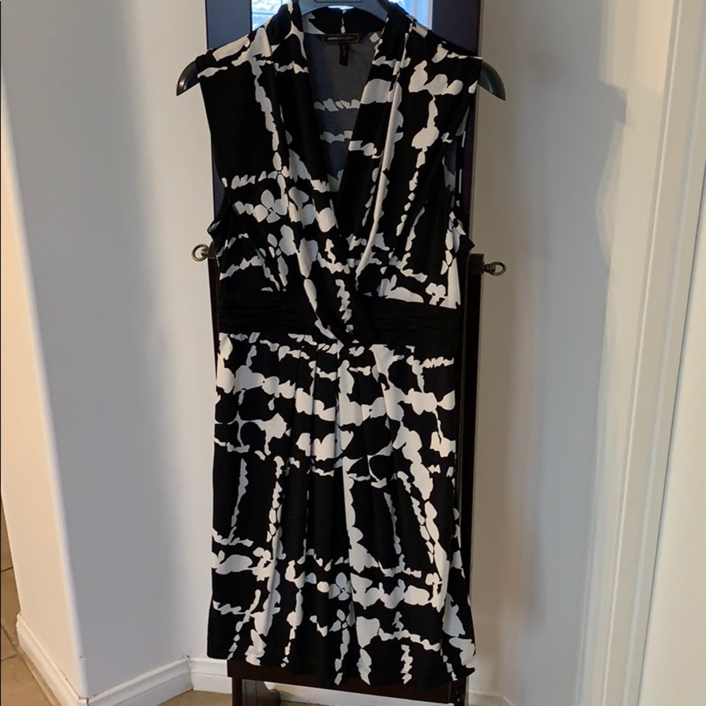 BCBG Black & White Dress